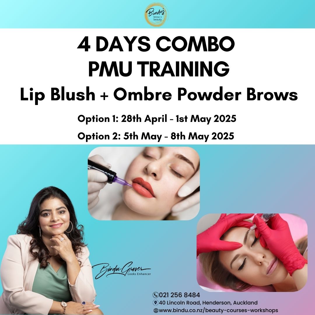 4-Days Combo PMU Training - Lip Blush + Ombré Powder Brows