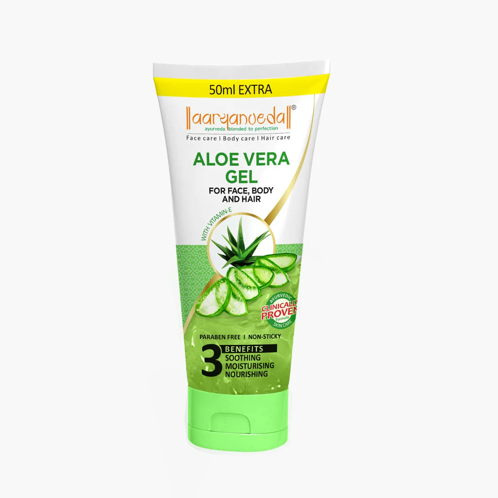 Aryanveda Aloe Vera Gel for Face, Body and Hair - 150g