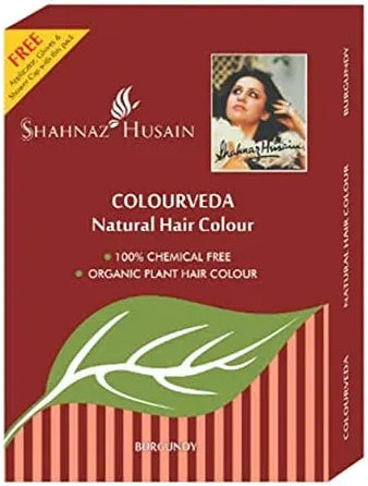 Shahnaz Husain Colourveda Burgundy Henna Hair Color (100gm)