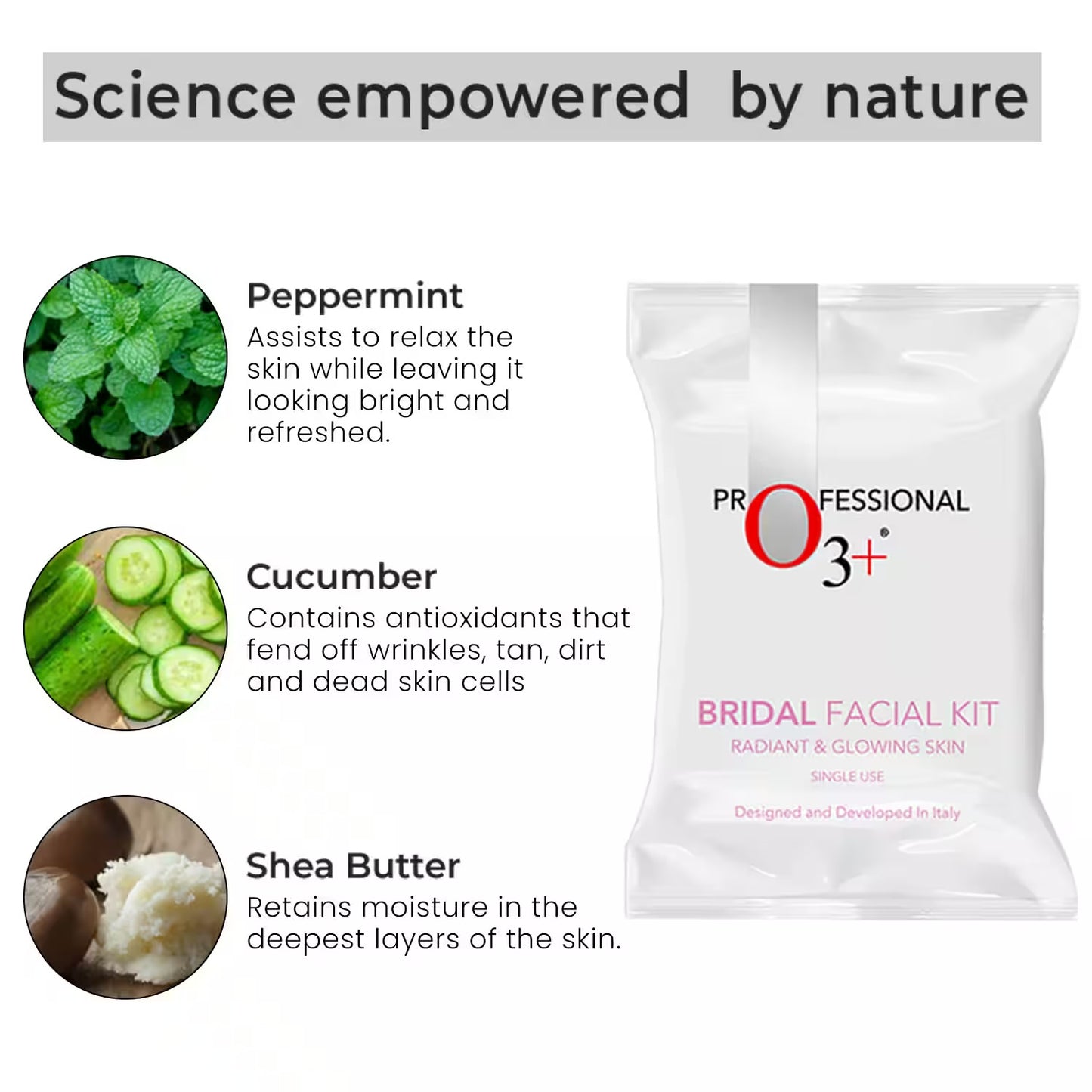 Professional O3+ Bridal Facial Kit For Radiant & Glowing Skin -Kit