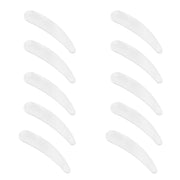 White Cosmetic Reusable Plastic Spatula - 10pcs