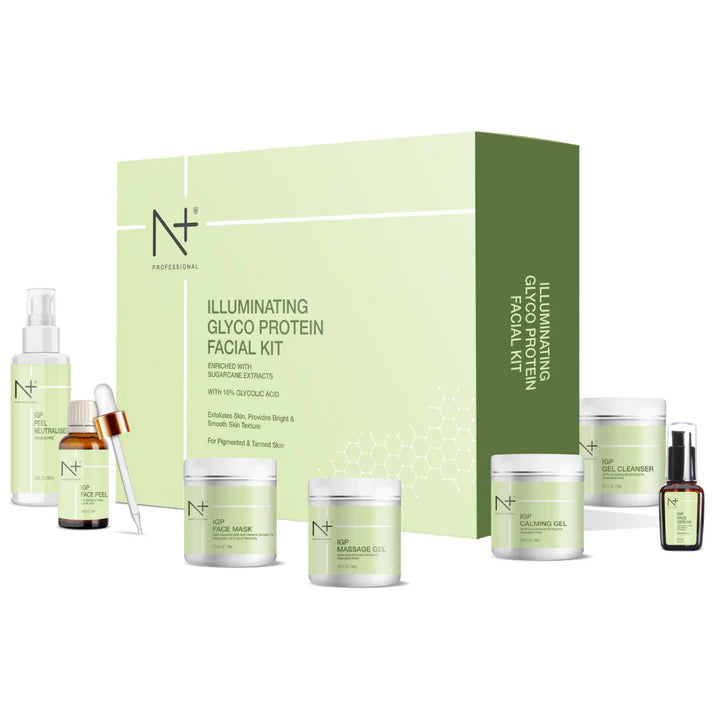 N+ Illuminating  Glyco Protein Facial Kit -610gm