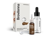 Brow Henna Powder with Hyaluronic Mixing Base Included – BrowXenna® 101 Neutral Brown