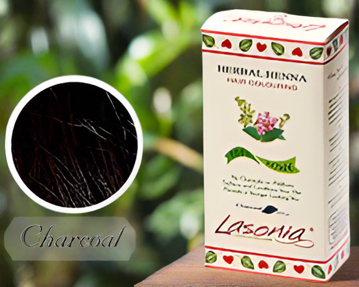 LASONIA Charcoal Hair Henna - 100g