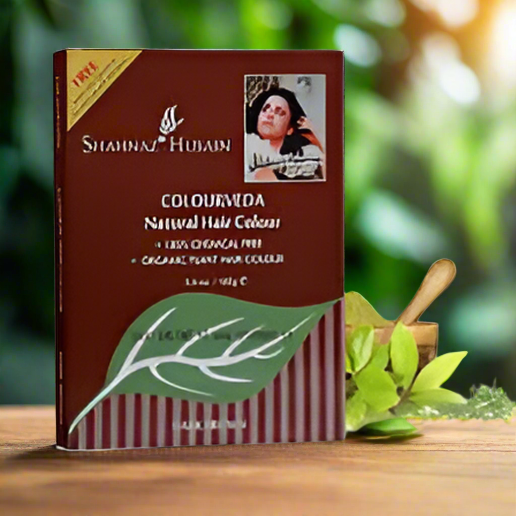 Shahnaz Husain Colourveda Dark Brown Henna Hair Color - 100g