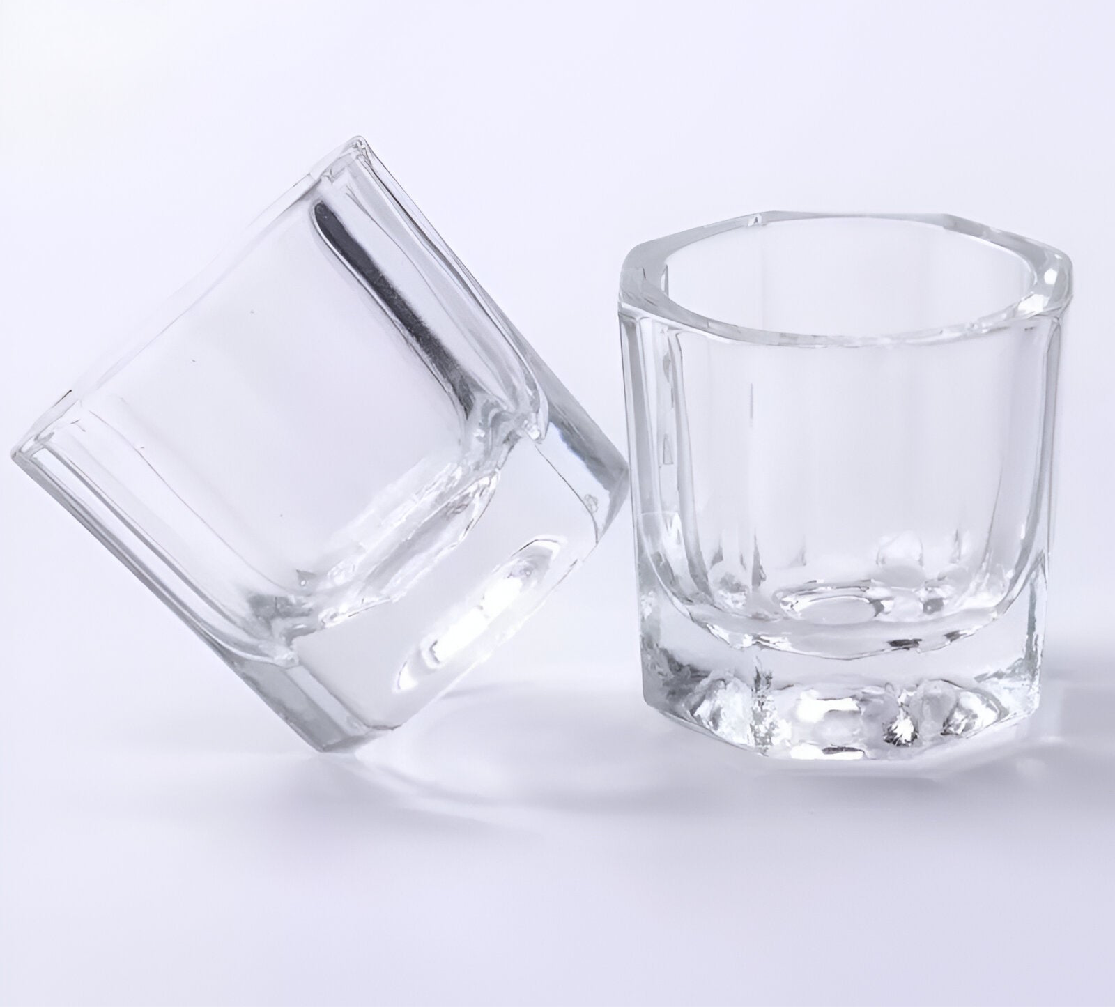 Glass Brow and Lash Tint Mixing Bowl - 2 pc Dappen Dish