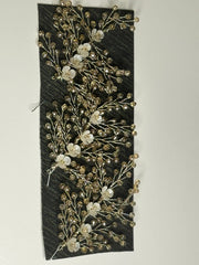 Elegant Golden Hair Accessory-3 petals