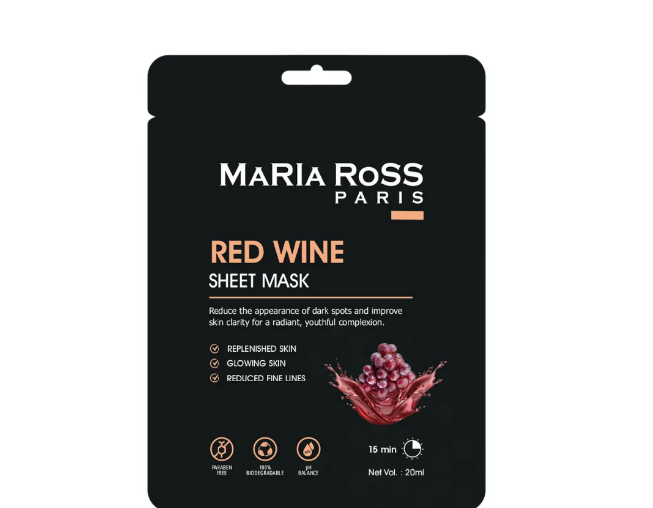 Maria Ross Sheet Mask Red Wine