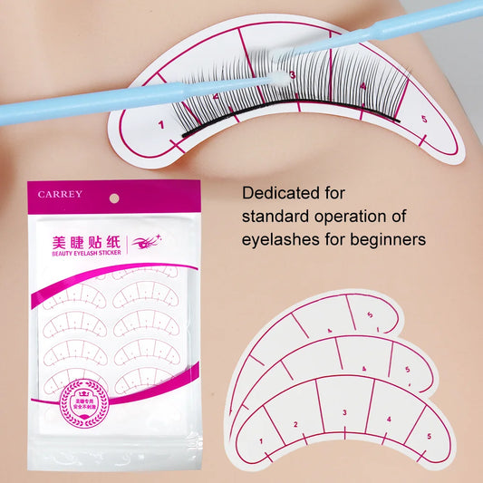 Eyelashes Sticker Five Point Positioning Paste (70 Pairs)