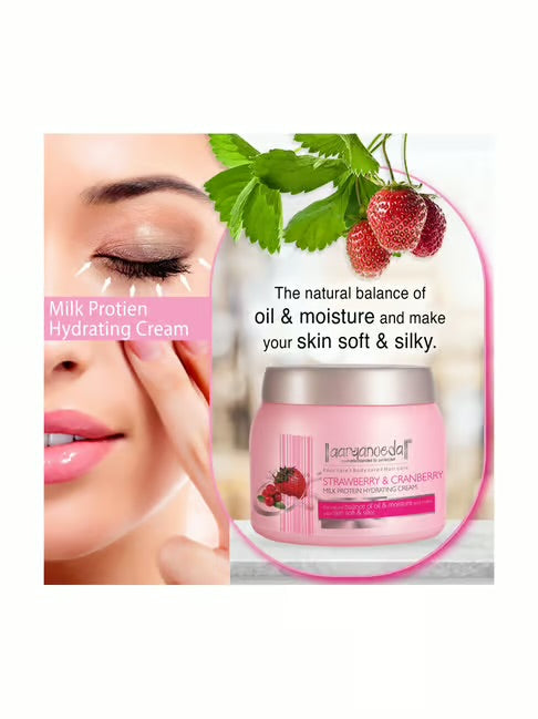 Aryanveda Strawberry & Cranberry Massage Cream - 400g