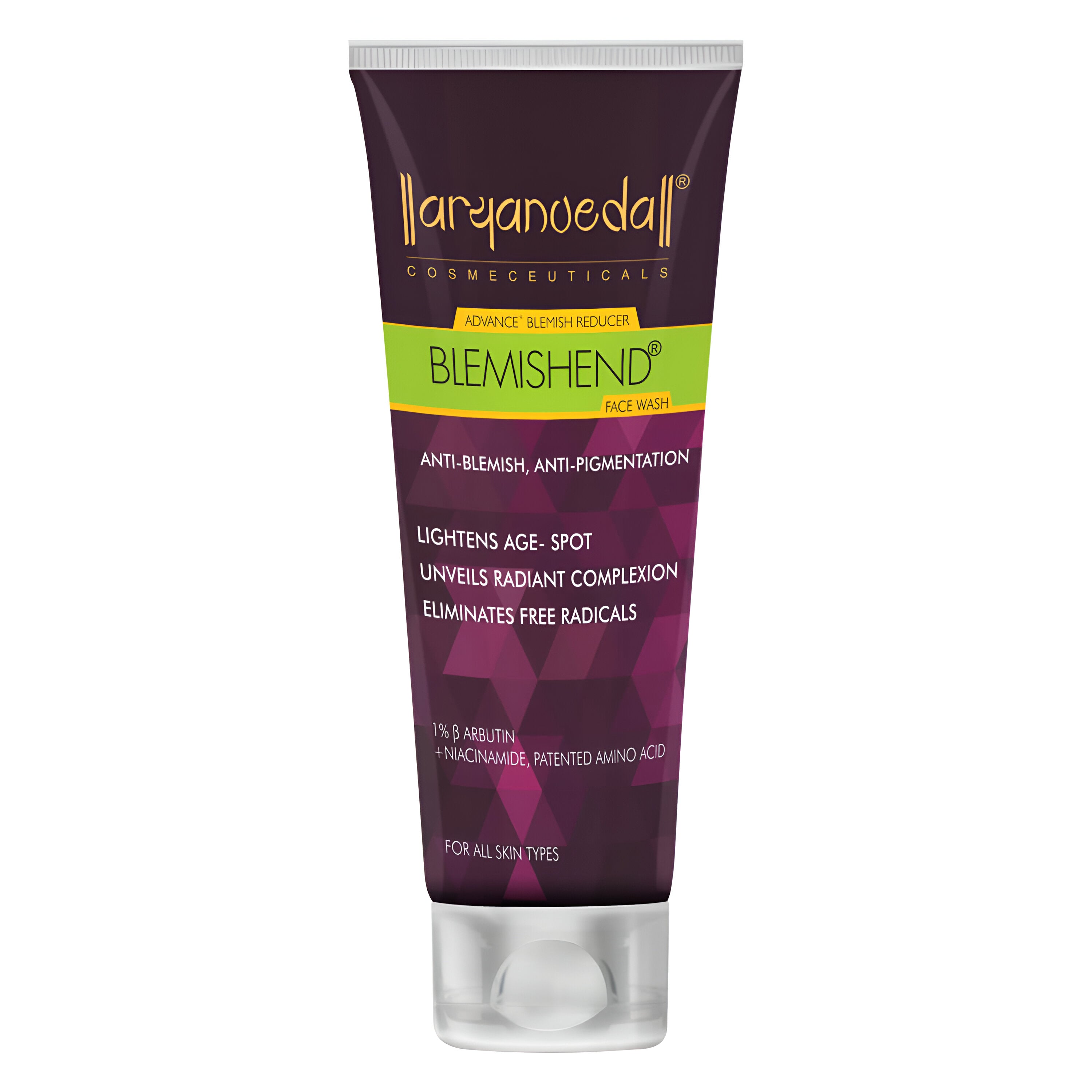 Aryanveda Anti-Blemish, Anti Pigmentation Face wash - 60ml