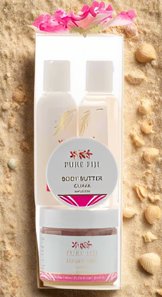 Pure Fiji Glow Spa Gift Set Guava (Pack of 4)