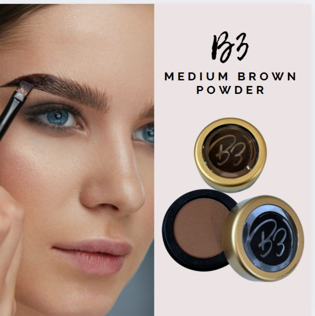 B3 Medium Brown Eyebrow Powder - 3g