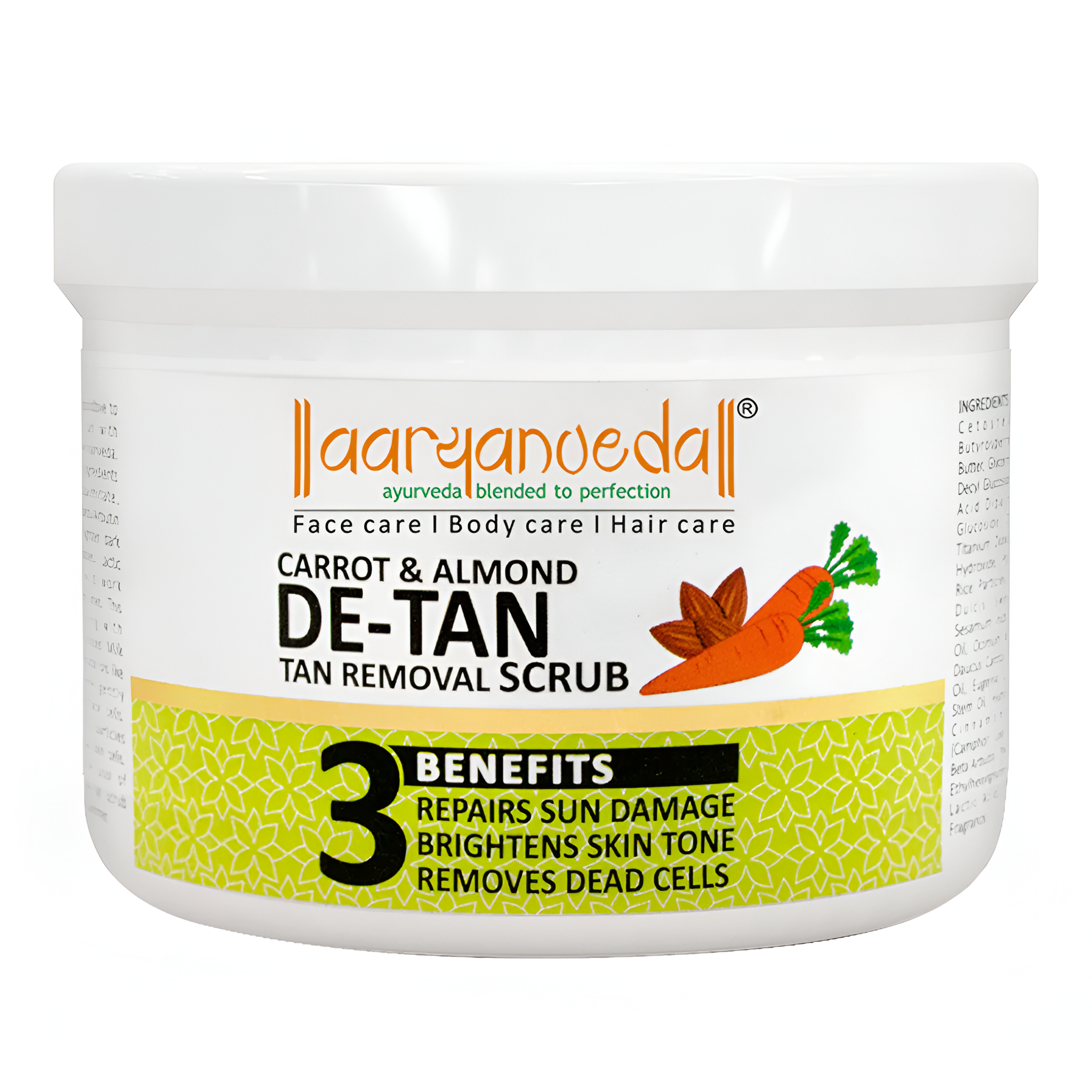 Aryanveda De -Tan Scrub - 200g