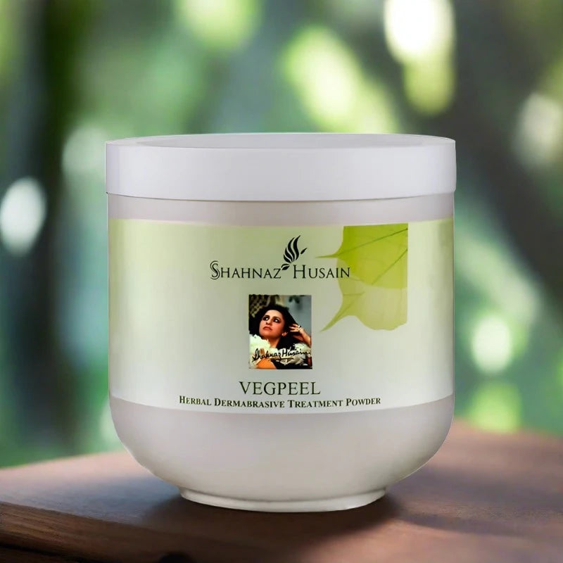 Shahnaz Husain Vegpeel Herbal Treatment Powder Front Product 