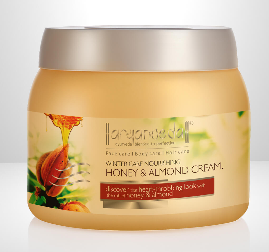 Aryanveda Honey and Almond Cream - 400g