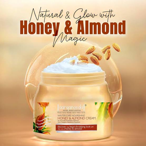 Aryanveda Honey and Almond Cream - 400g
