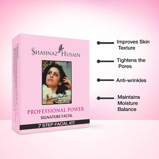 Shahnaz Husain Professional Power Signature Facial Kit - Pack of 7