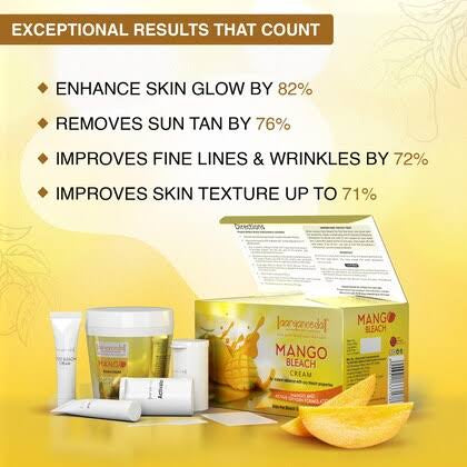 Aryanveda Mango Bleach Cream - 276g