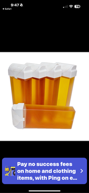 Warm Honey Wax Cartridge Set of 12( 100ml each)