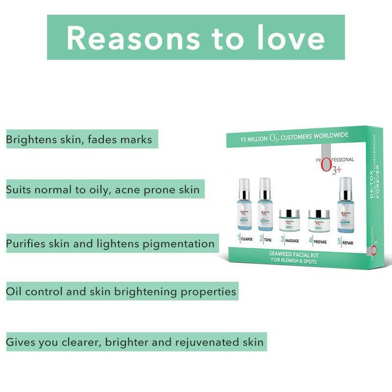 O3+ Seaweed Facial Kit 5 in 1 ( 250gm)