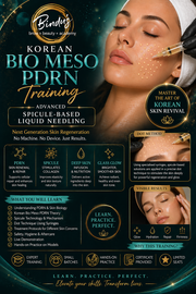 Korean Bio Meso PDRN Training
Advanced Spicule-Based Liquid Needling