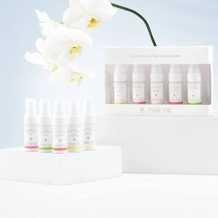 Pure Fiji Christmas Pack Signature  Lotion Collection 5 X 0.5OZ/15ML)
