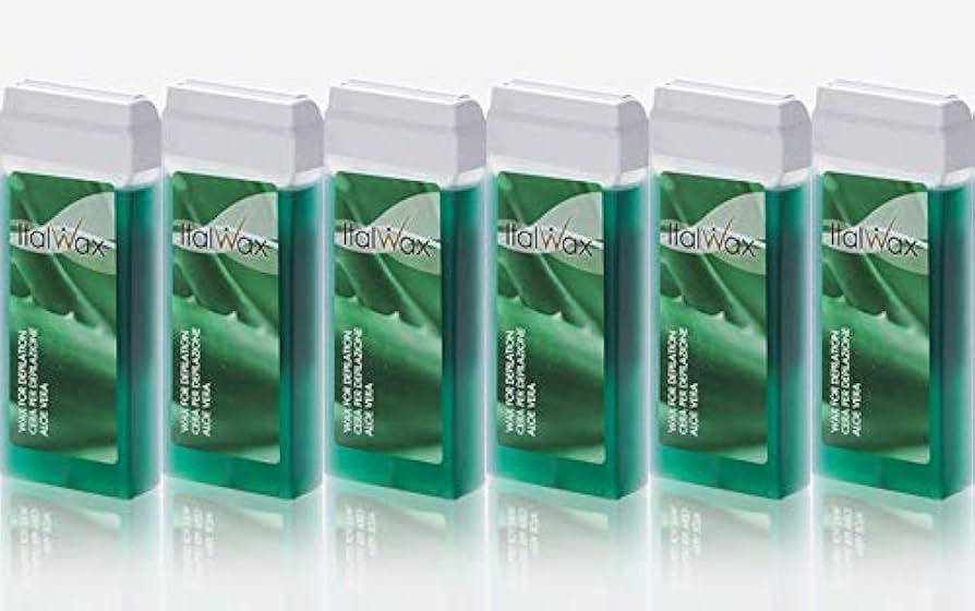 Ital Wax Cartridge Roll on Aloevera  - 6 pieces