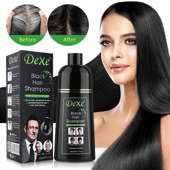 Dexe Hair Color Shampoo Black Two In One 400ml