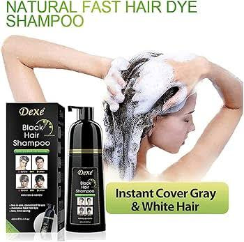 Dexe Hair Color Shampoo Black Two In One 400ml