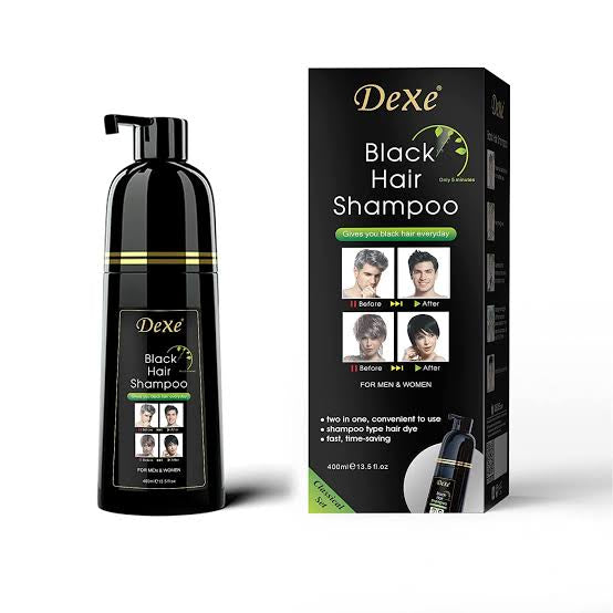 Dexe Hair Color Shampoo Black Two In One 400ml