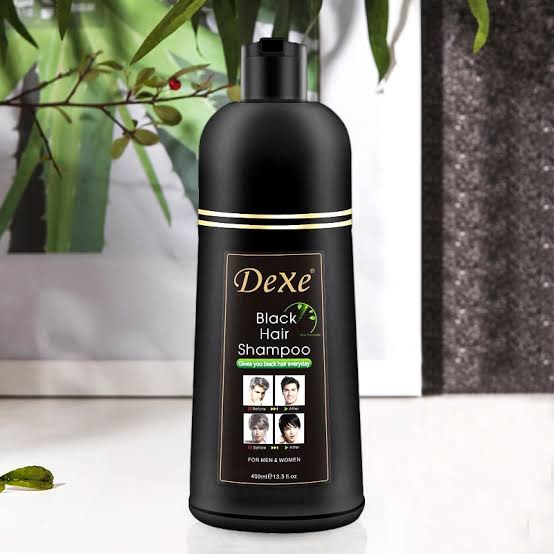 Dexe Hair Color Shampoo Black Two In One 400ml