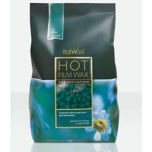 Ital Hot Film Beans Wax Azulene 1kg bag  -  6kgs