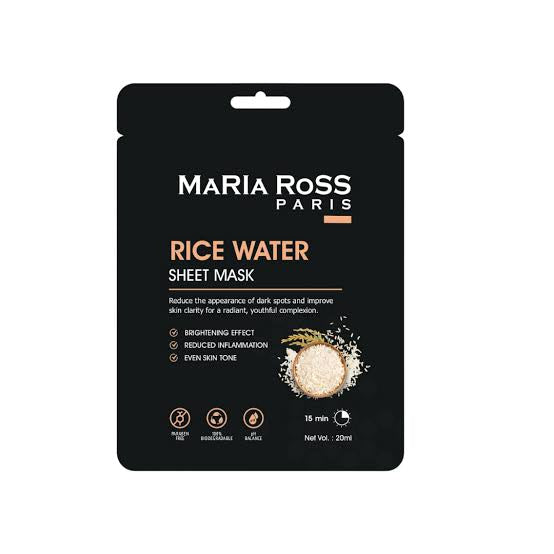 Maria Ross Sheet Mask Rice Water