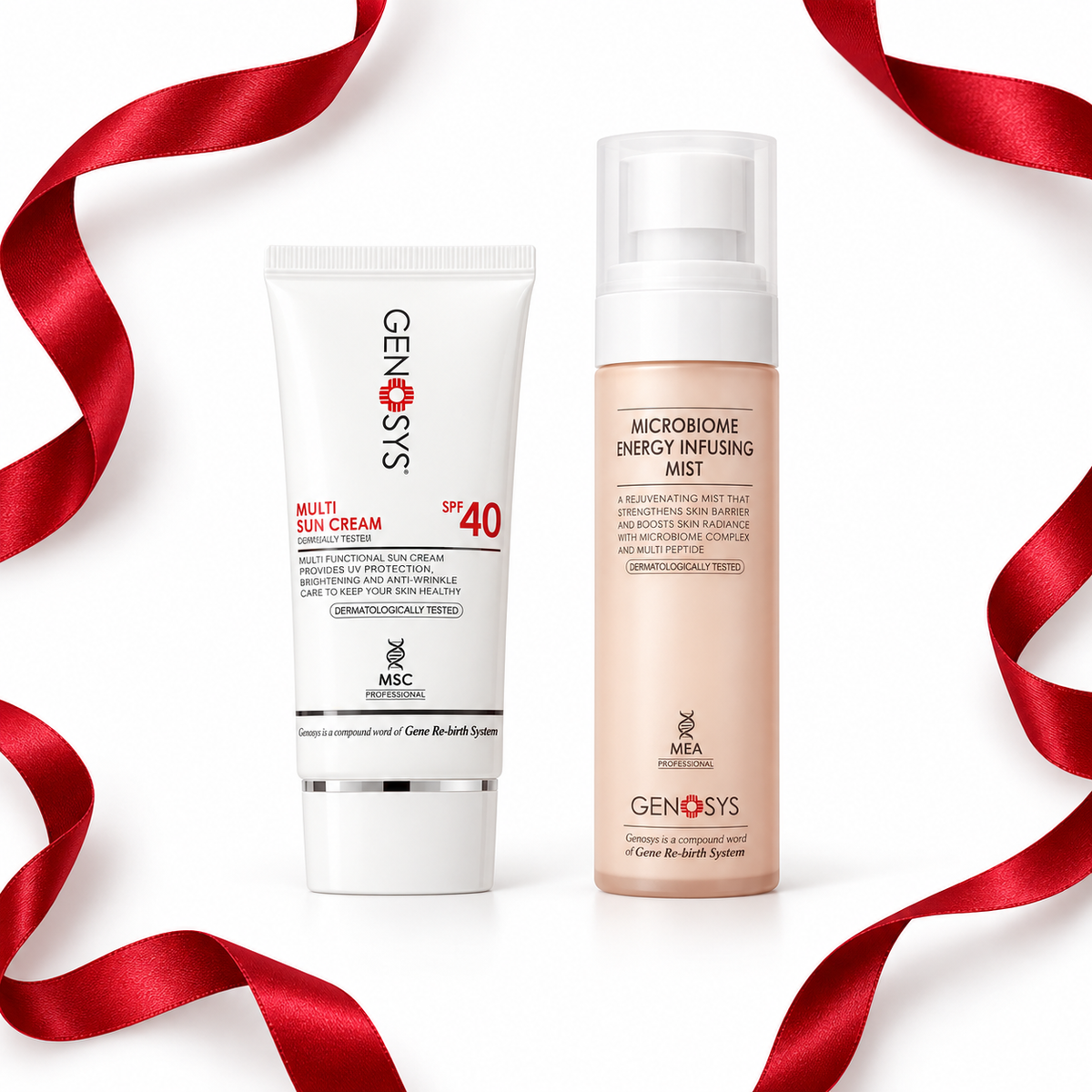 GENOSYS Hydrate and Protect Skincare Set with SPF 40