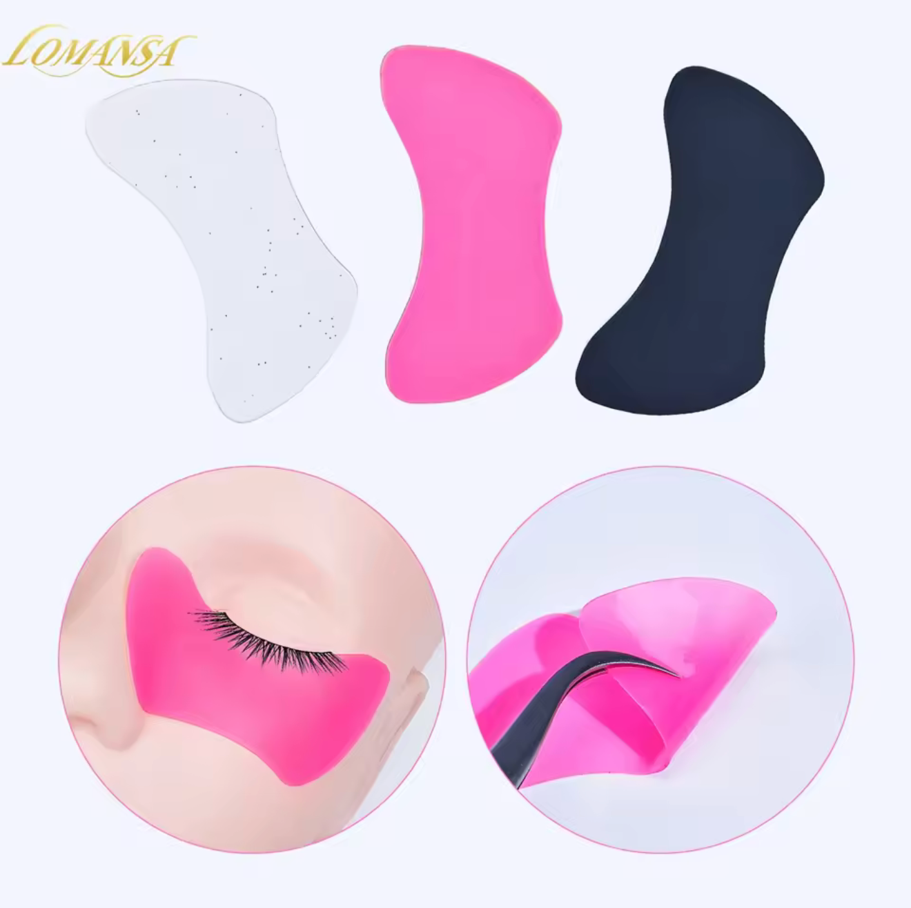 2Pc Silicone Reusable Eye Pads