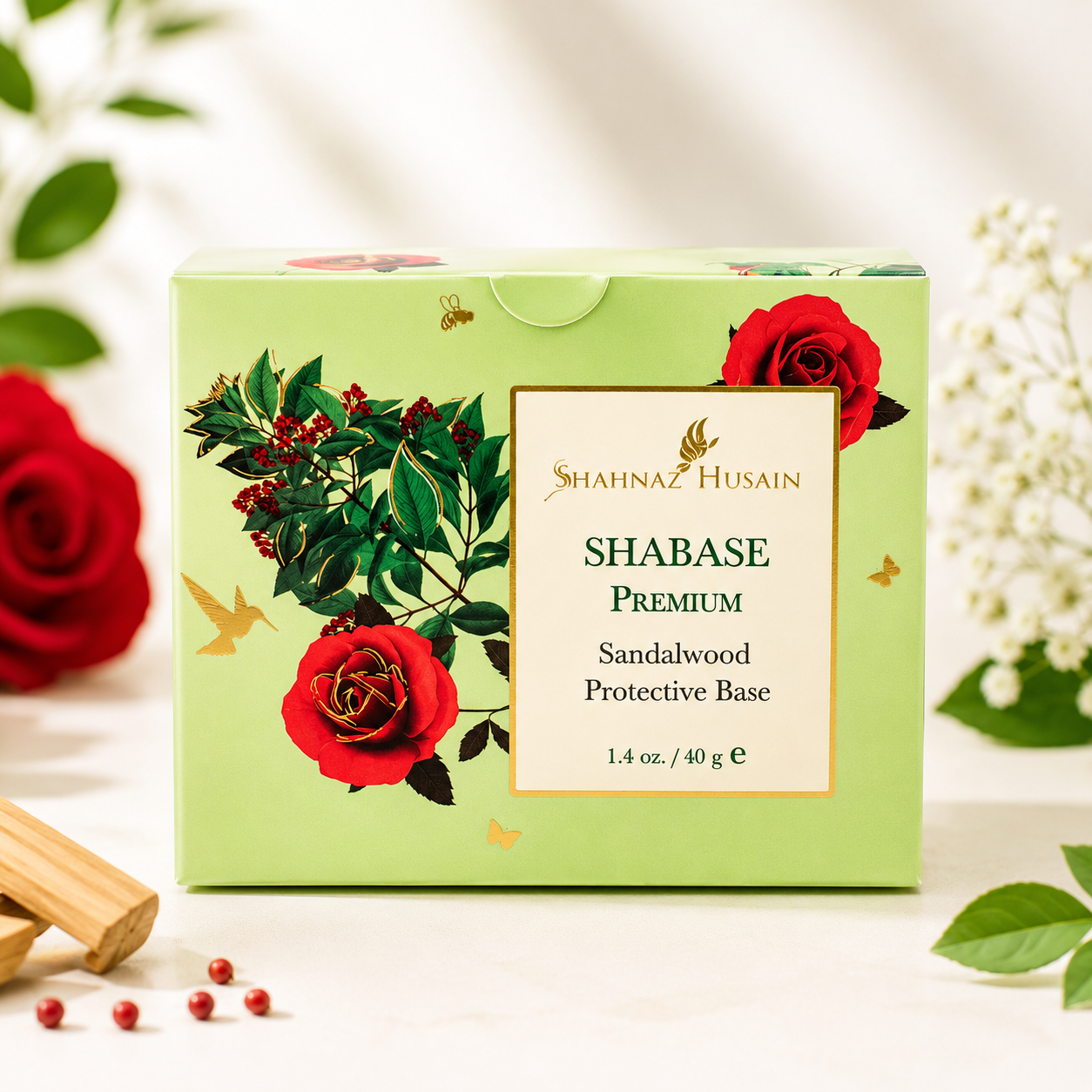 Shahnaz Husain Shabase Premium Sandalwood Protective Base
( Skin Barrier Cream)