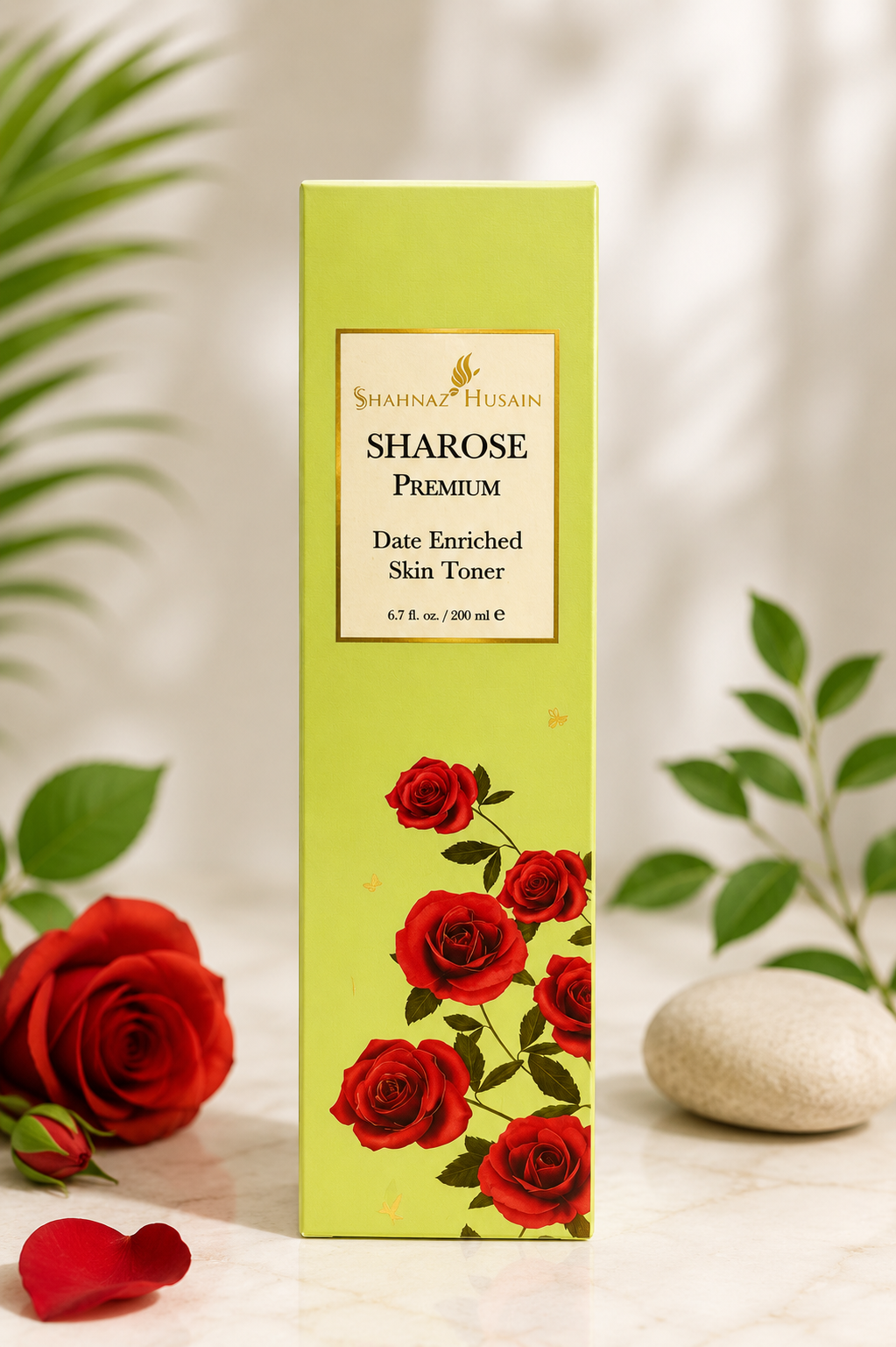 Shahnaz Husain￼Sharose Premium Date Enriched Skin Toner, 200ml