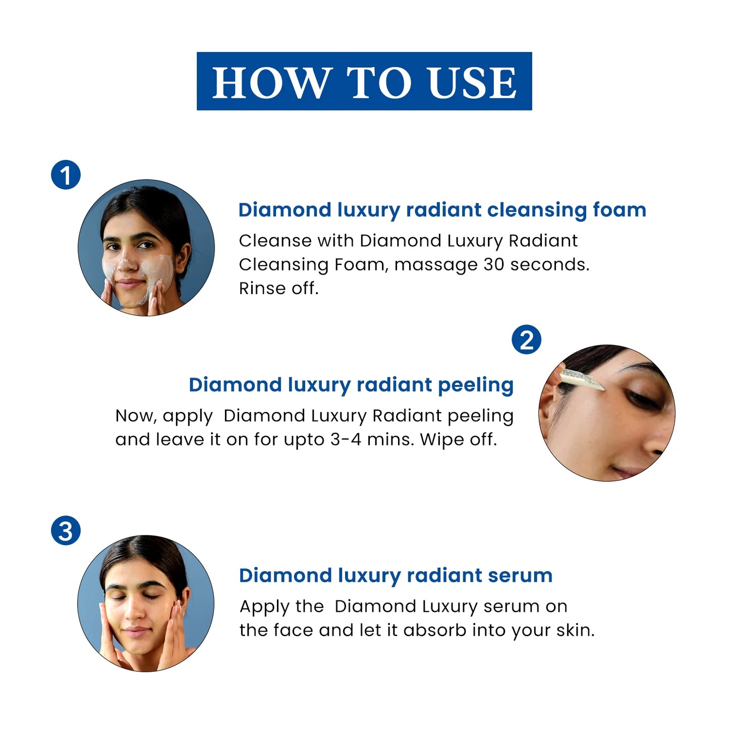 O3+ Radiance Luxury Facial Kit For Glowing and Luminous Skin | 37g+ 7ml