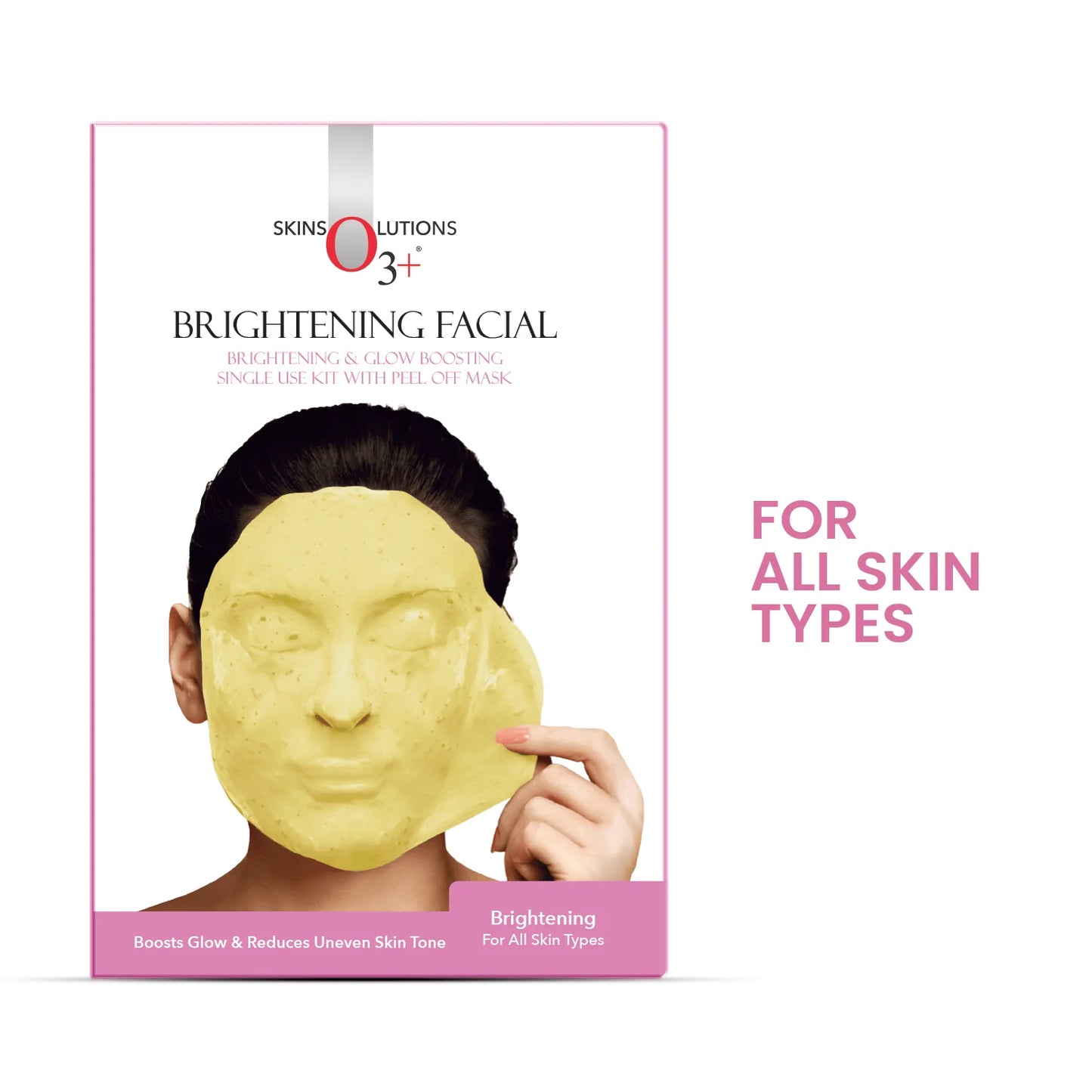 O3+ Brightening Facial Kit With Peel Off Mask for Dull Skin (45gm)