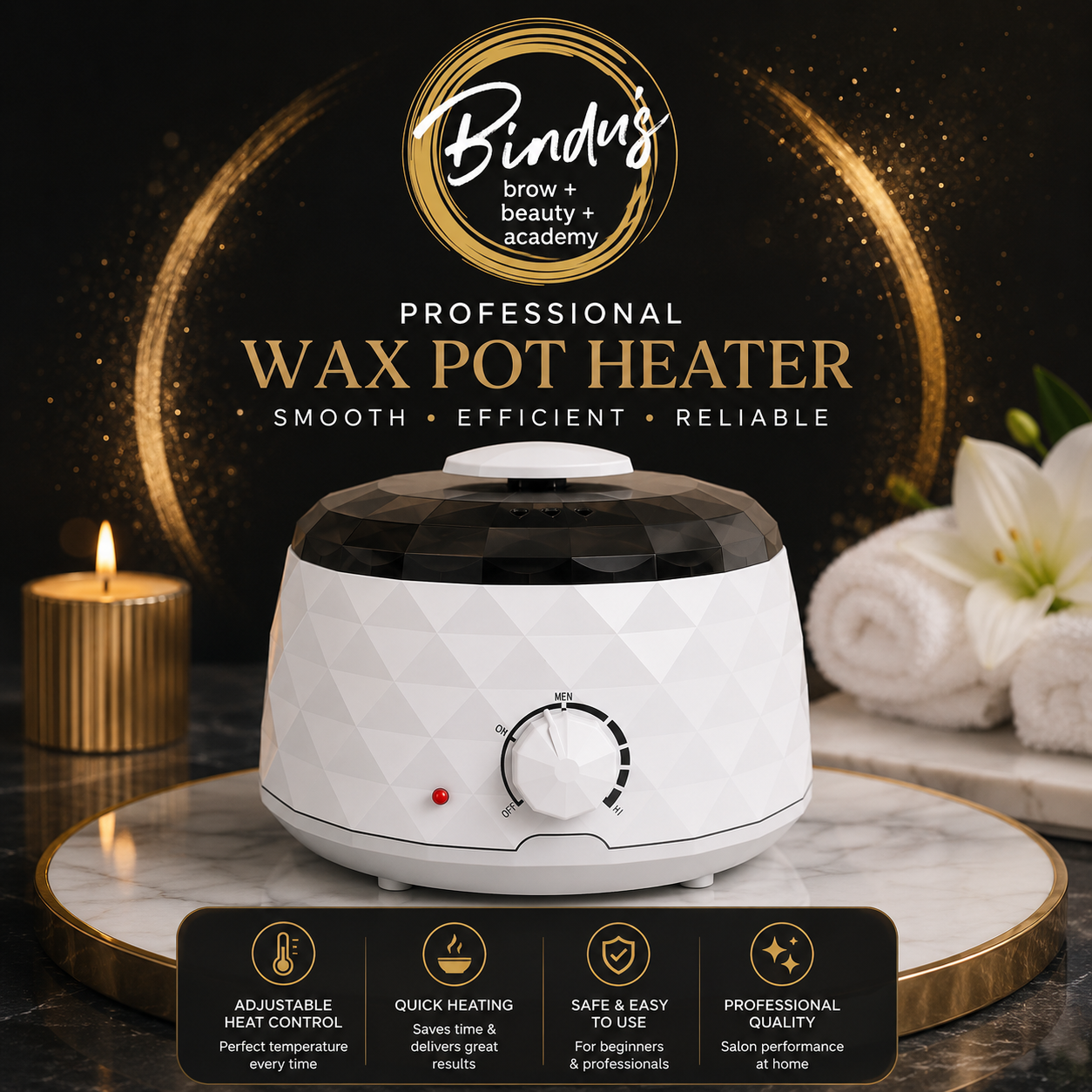 Wax warmer - 500ml with Temp Control Au Plug