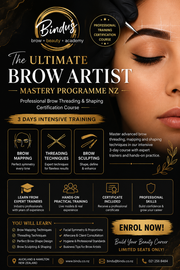 🌸 Professional Brow Sculpting & Threading Masterclass 3 Days