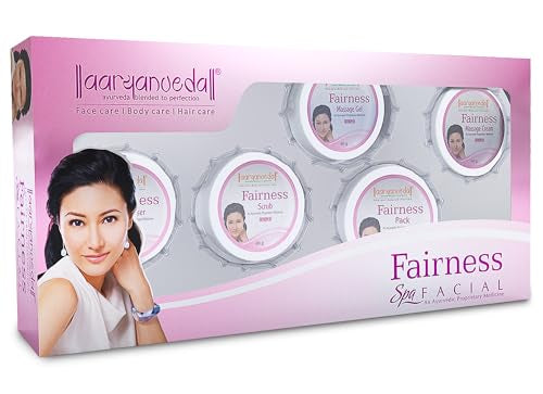ARYANVEDA Fairness Facial Kit 210gm, Herbal Glow Facial Kit NZ