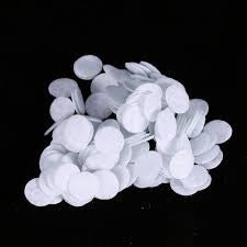 100pc Non-Woven Round Cotton Microdermabrasion Filters - 15mm