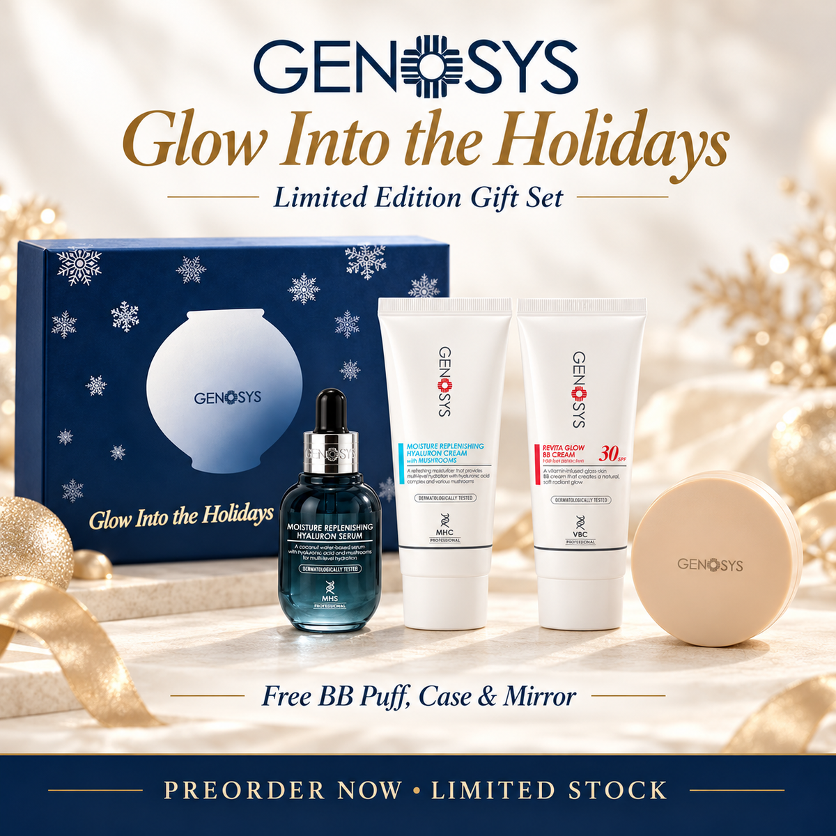 GENOSYS Glow Into the Holidays Gift Set | Limited Edition