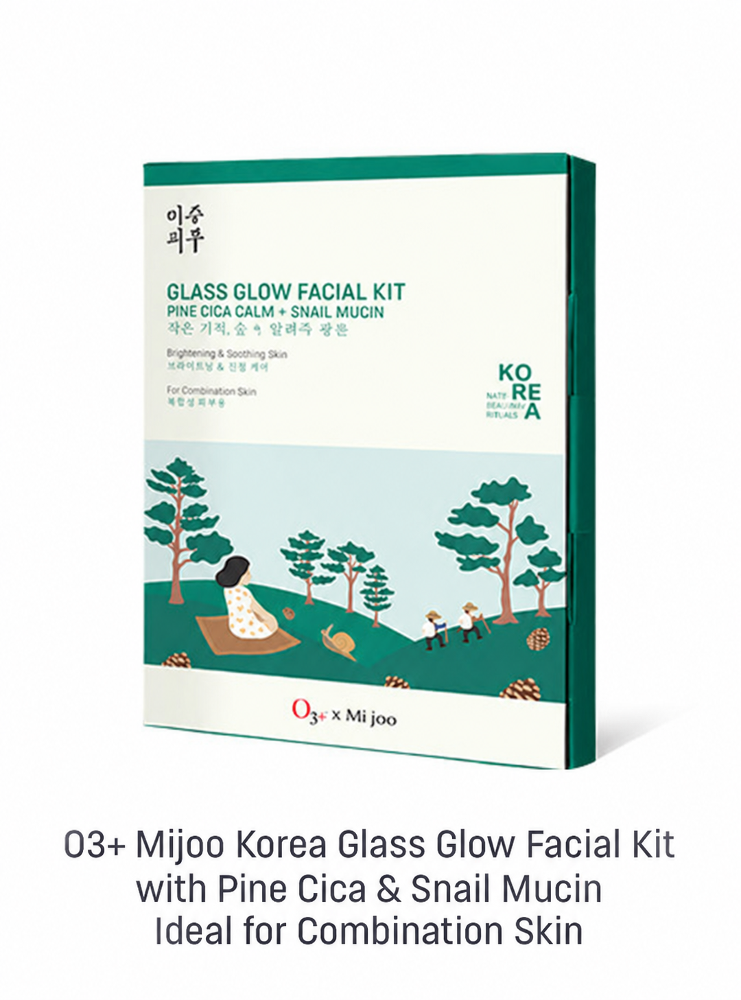 O3+ Korean Glass Glow Facial Kit for Combination Skin 50g