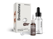 Brow Henna Powder with Hyaluronic Mixing Base Included – BrowXenna® 205 Dark Blonde