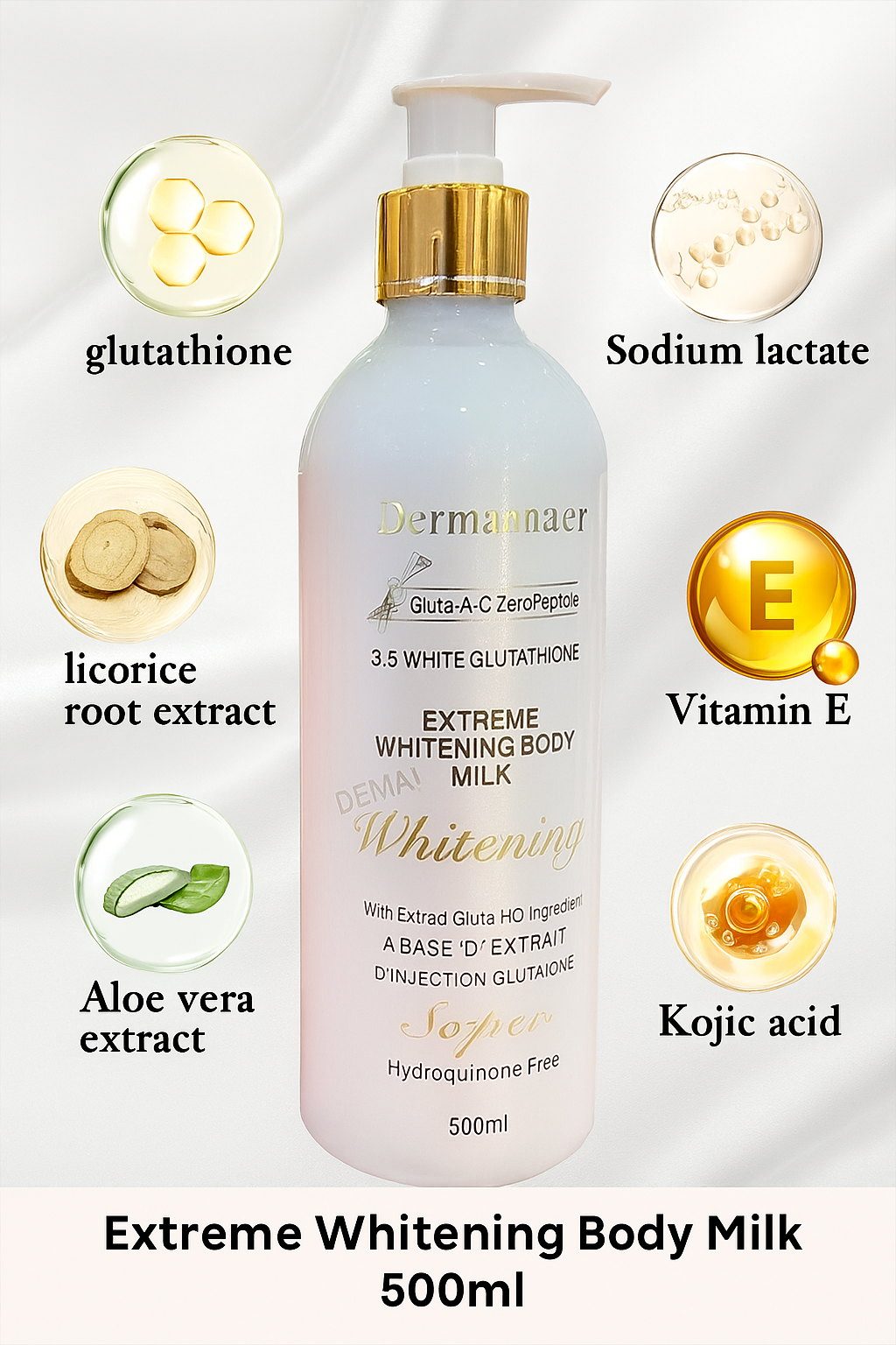 EXTREME WHITENING BODY MILK 500ML