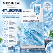 MEDIHEAL Hyaluronate Hydrating Sheet Mask | Deep Moisture & Plumping Korean Skincare