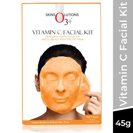 o3+ Vitamin C Facial kit peel off for Pigmentation (45g)